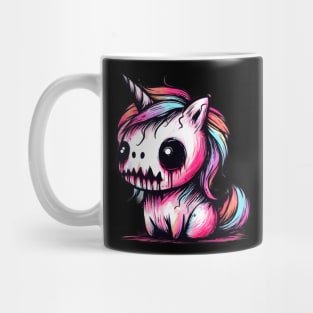 Horror unicorn pastel Mug